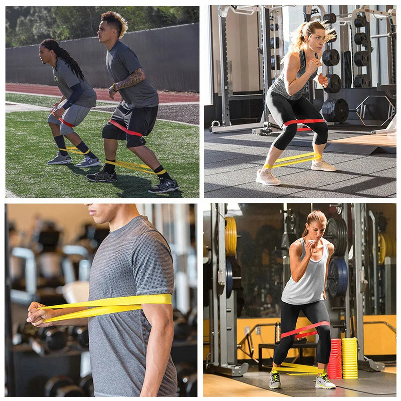 5-Piece Yoga Resistance Bands Set for Fitness
