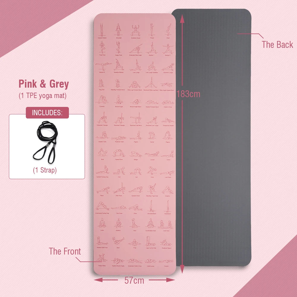 Non-Slip Yoga Mat for Fitness