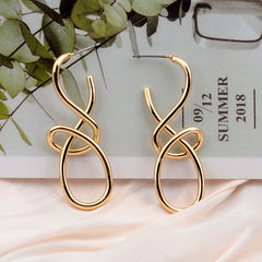 Vintage Knitted Drop Earrings