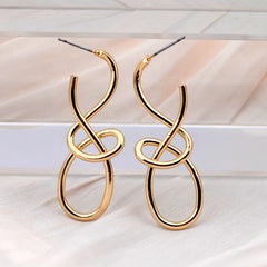 Vintage Knitted Drop Earrings