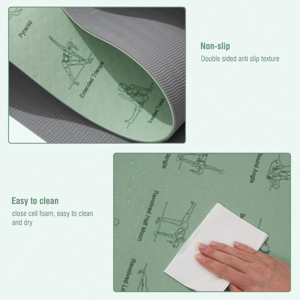 Non-Slip Yoga Mat for Fitness