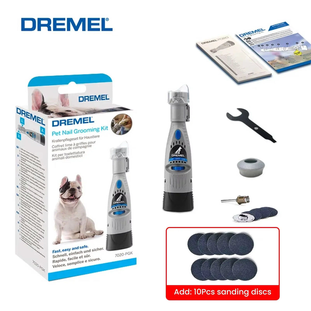 Pet Nail Grinder Electric Grooming Trimmer