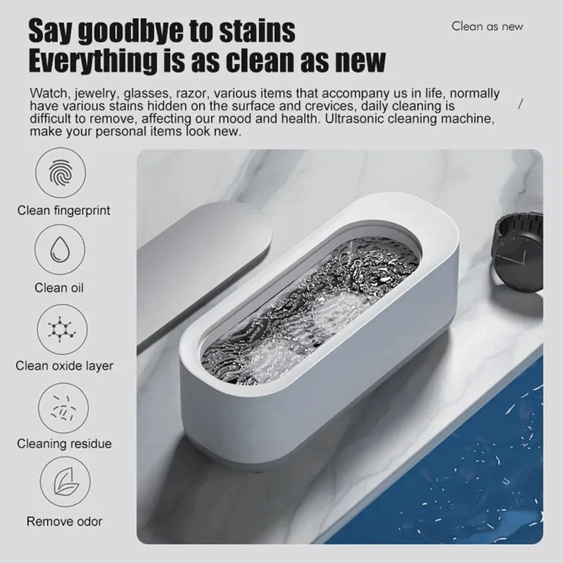 Ultrasonic Glasses Cleaner with Timer