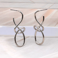 Vintage Knitted Drop Earrings