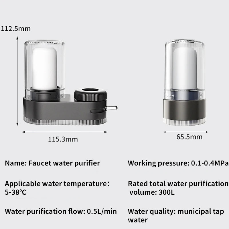 Tap Water Purifier Faucet Filter for Kitchen