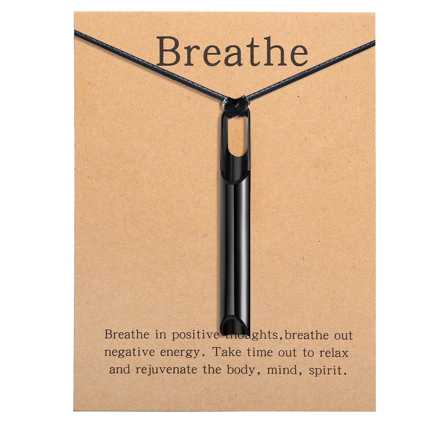 Anxiety Relief Breathing Pendant Necklace