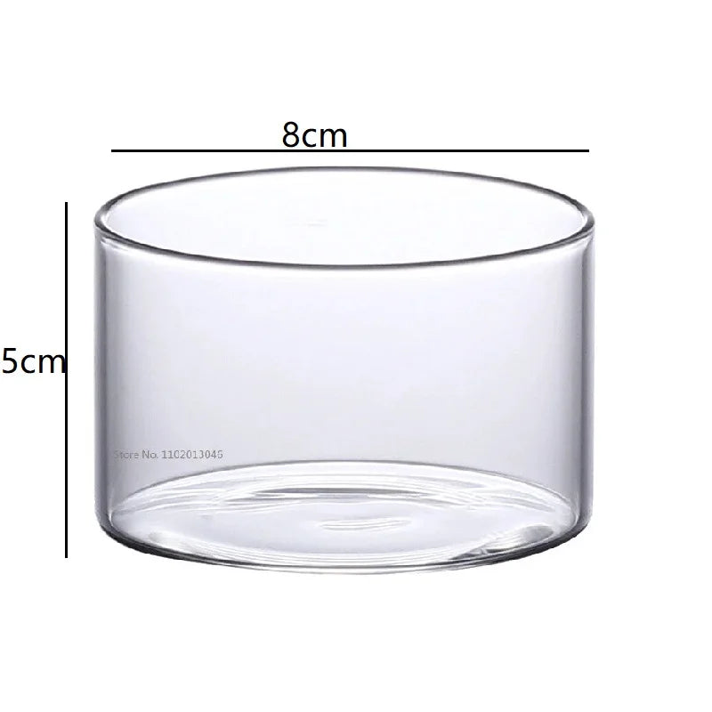 Heat Resistant Glass Candle Jars