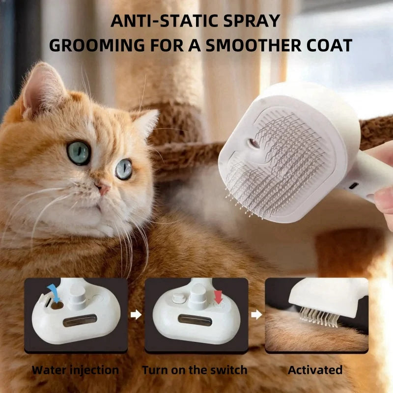 Pet Grooming Spray Comb for Hair