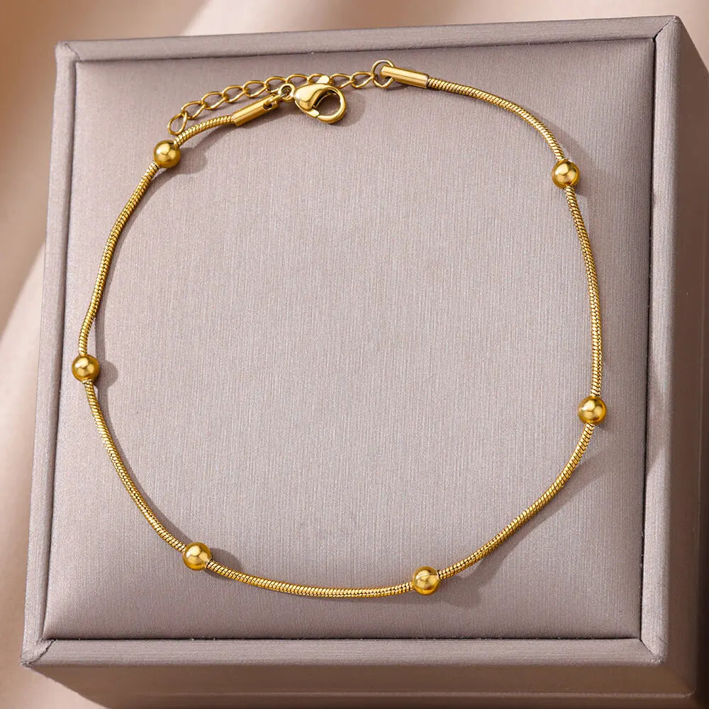 Vintage Beaded Anklet