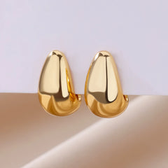 Vintage Chunky Teardrop Earrings