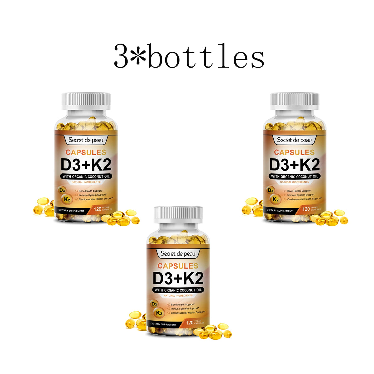 Vitamin K2 with D3 Supplement