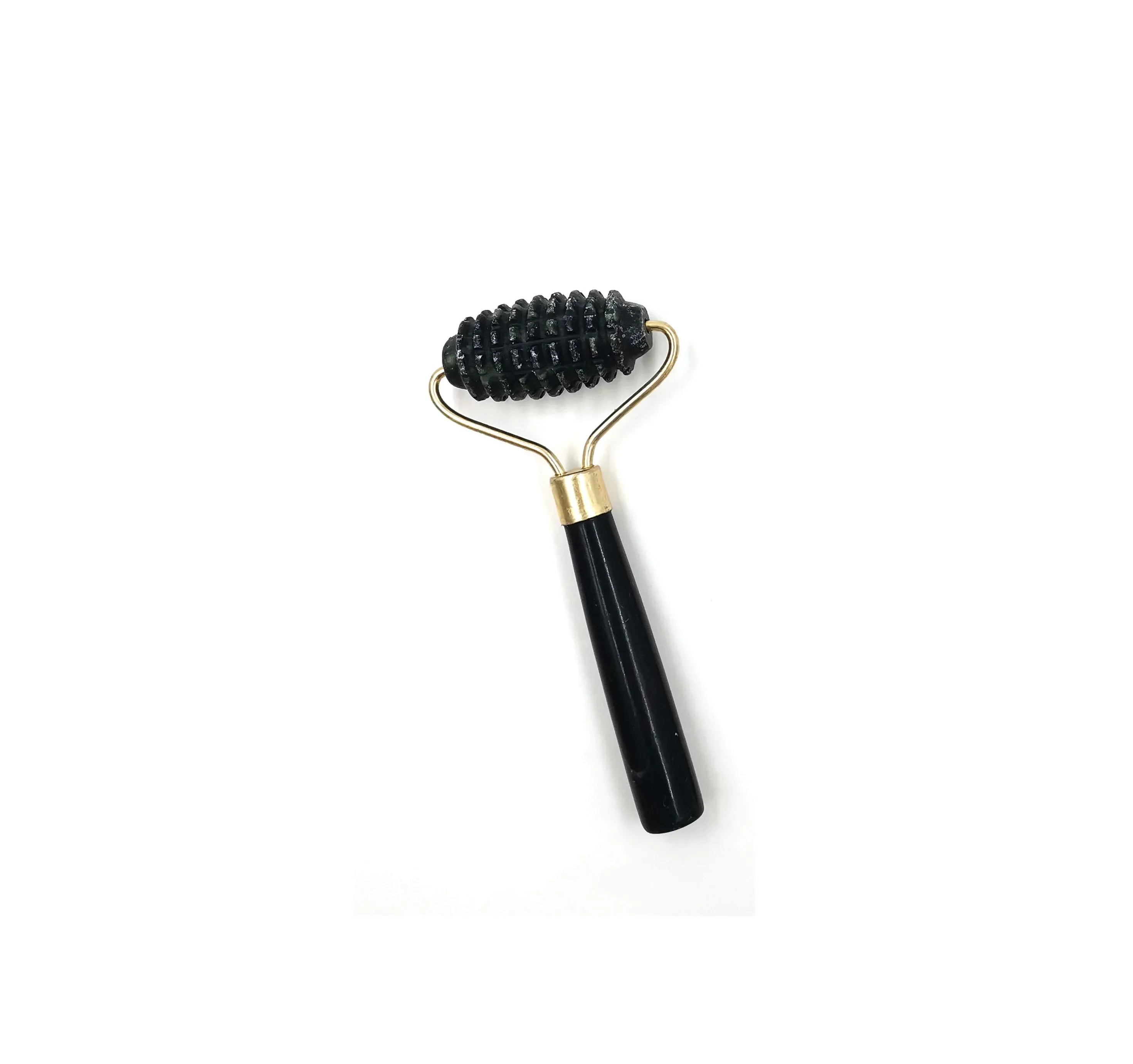Obsidian Jade Roller & Gouache Scraper for Face