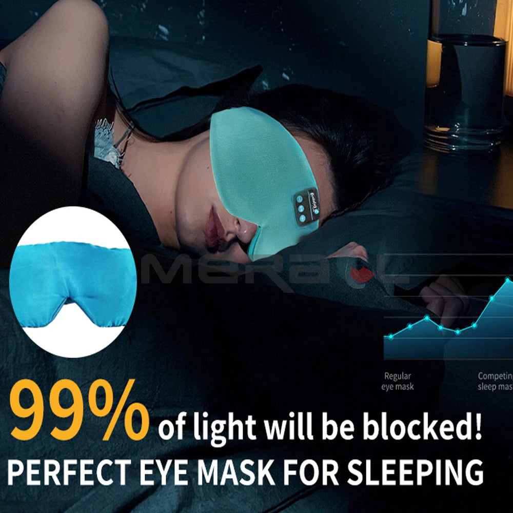 Bluetooth Sleep Mask Wireless Headphones