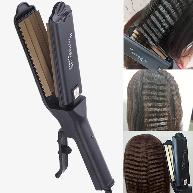 Fluffy Hairstyle & Anti-Static Iron
