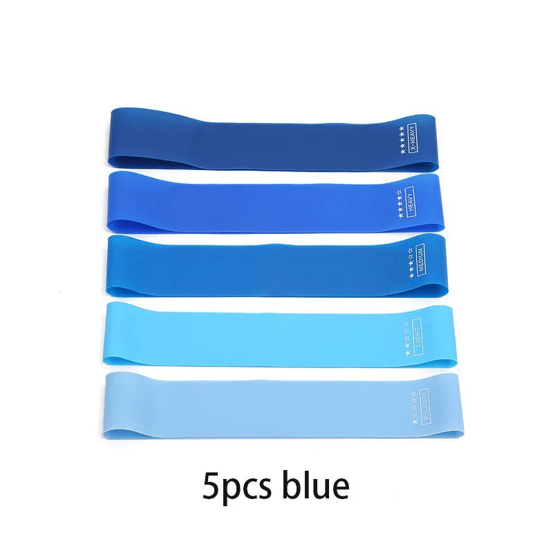 5-Piece Yoga Resistance Bands Set for Fitness
