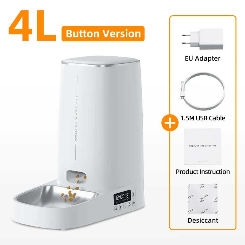 Automatic Cat Feeder with WiFi Remote Control