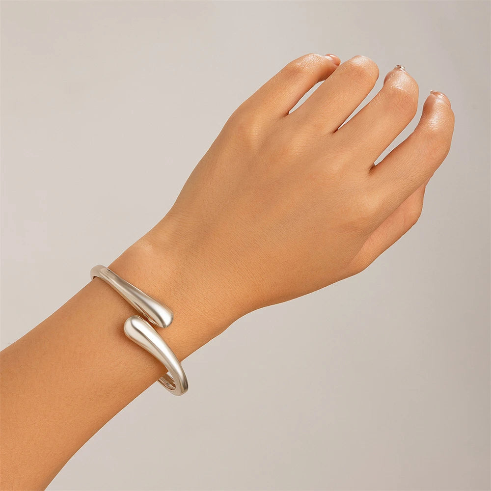 Gold & Silver Twisted Bangle
