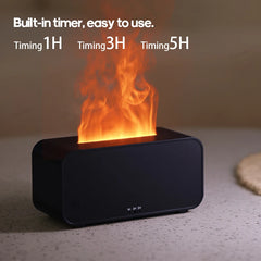 Simulation Flame Aromatherapy Humidifier with LED Light